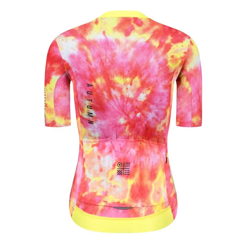 SKULL MONTON WOMENS SHORT SLEEVE CYCLING JERSEY AUTUMNWARM