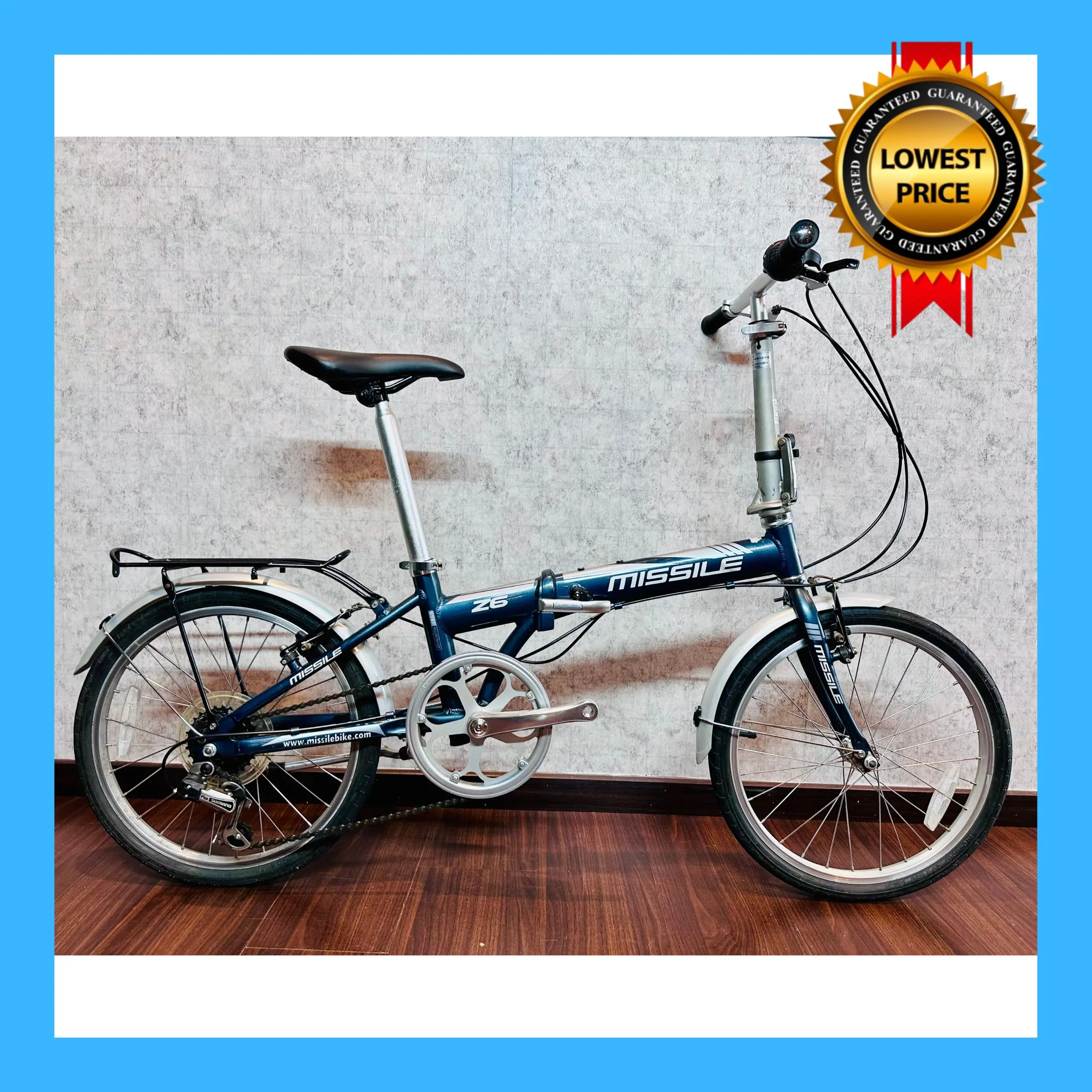 MISSILE SHIMANO 7 SPEED ALLOY FRAME FOLDING BIKE