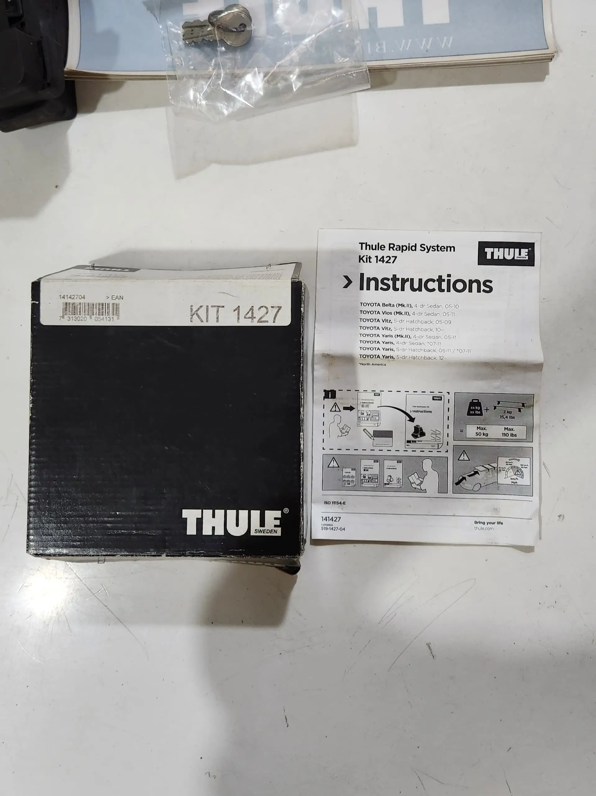 THULE Bike Roof Rack Proride Complete system