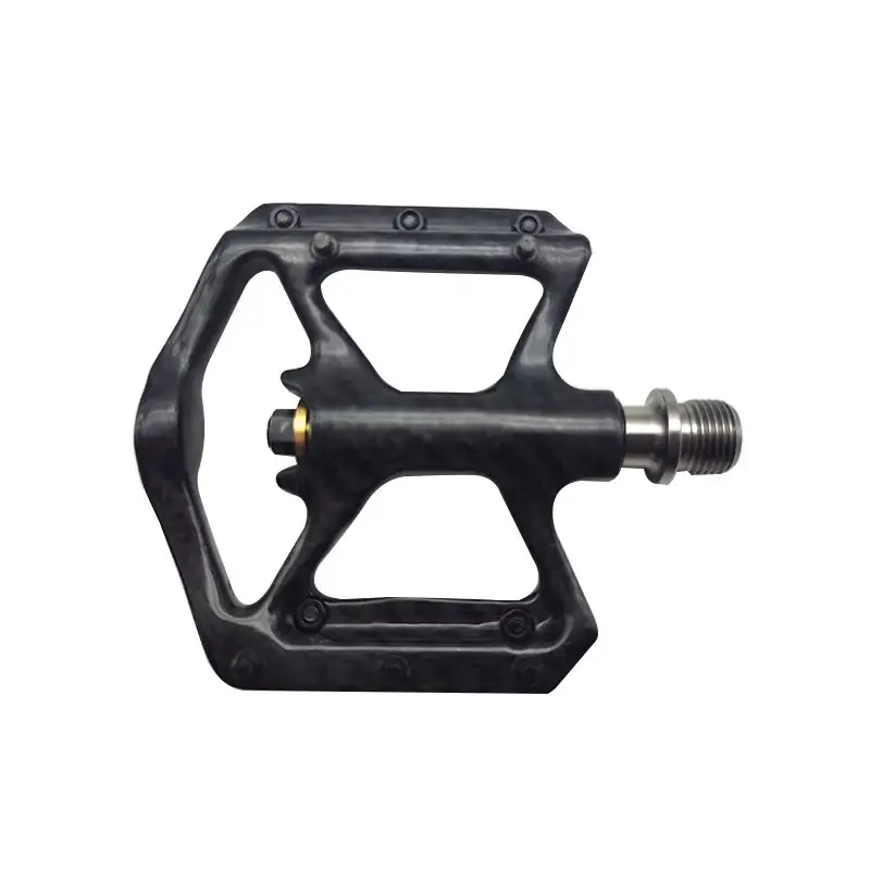 Kocevlo Pedal Ultra Light Bike Pedals Lightweight Carbon Fiber Platform Pedal Three Bearing MTB Bicycle Cycling Pedal Titanium Axle 169g