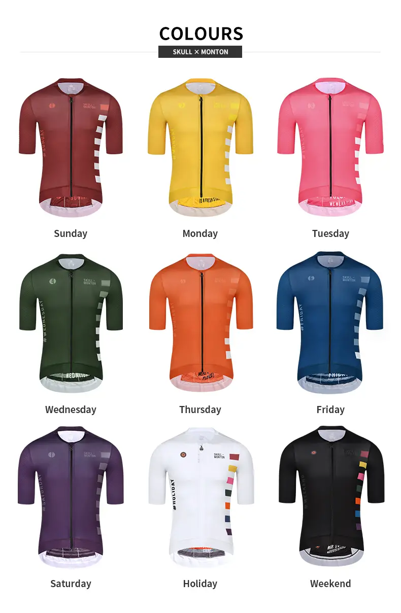 SKULL MONTON CYCLING JERSEY MENS DAILY II