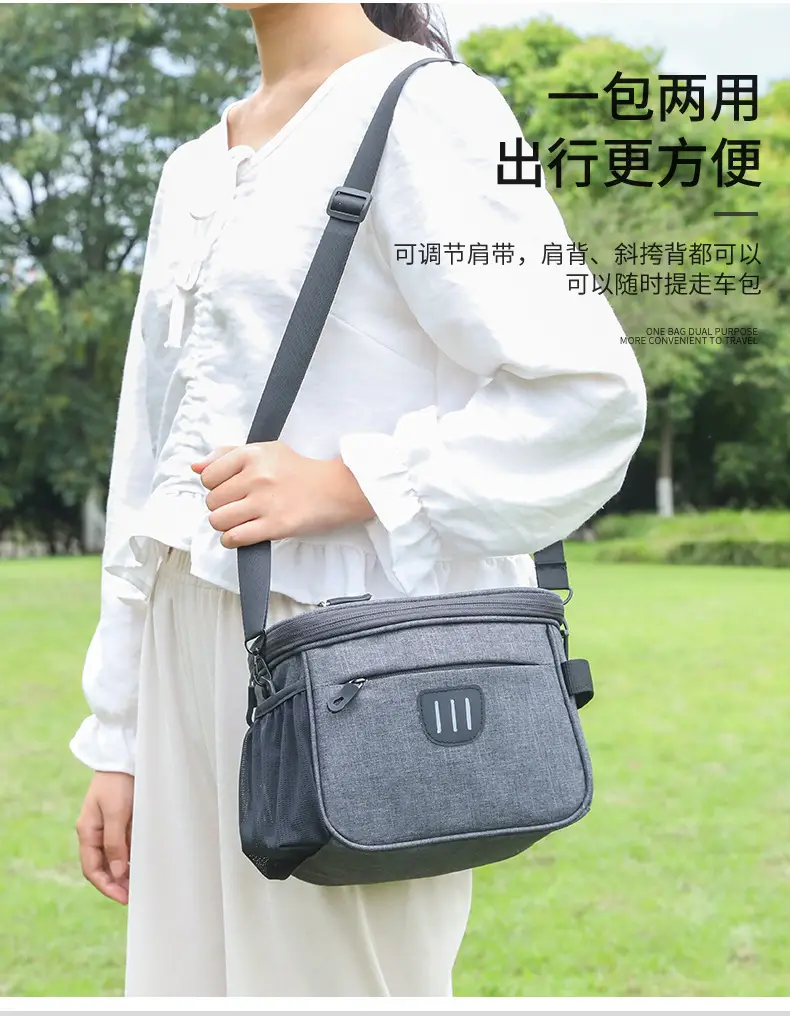 BikersManiac 5 Liter Waterproof Touring Bag Foldie Bag Cycling Bicycle Handle Bag Front Bag Outdoor Multi Purpose Bag