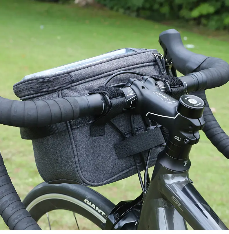 BikersManiac 5 Liter Waterproof Touring Bag Foldie Bag Cycling Bicycle Handle Bag Front Bag Outdoor Multi Purpose Bag