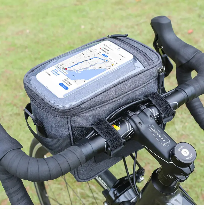 BikersManiac 5 Liter Waterproof Touring Bag Foldie Bag Cycling Bicycle Handle Bag Front Bag Outdoor Multi Purpose Bag