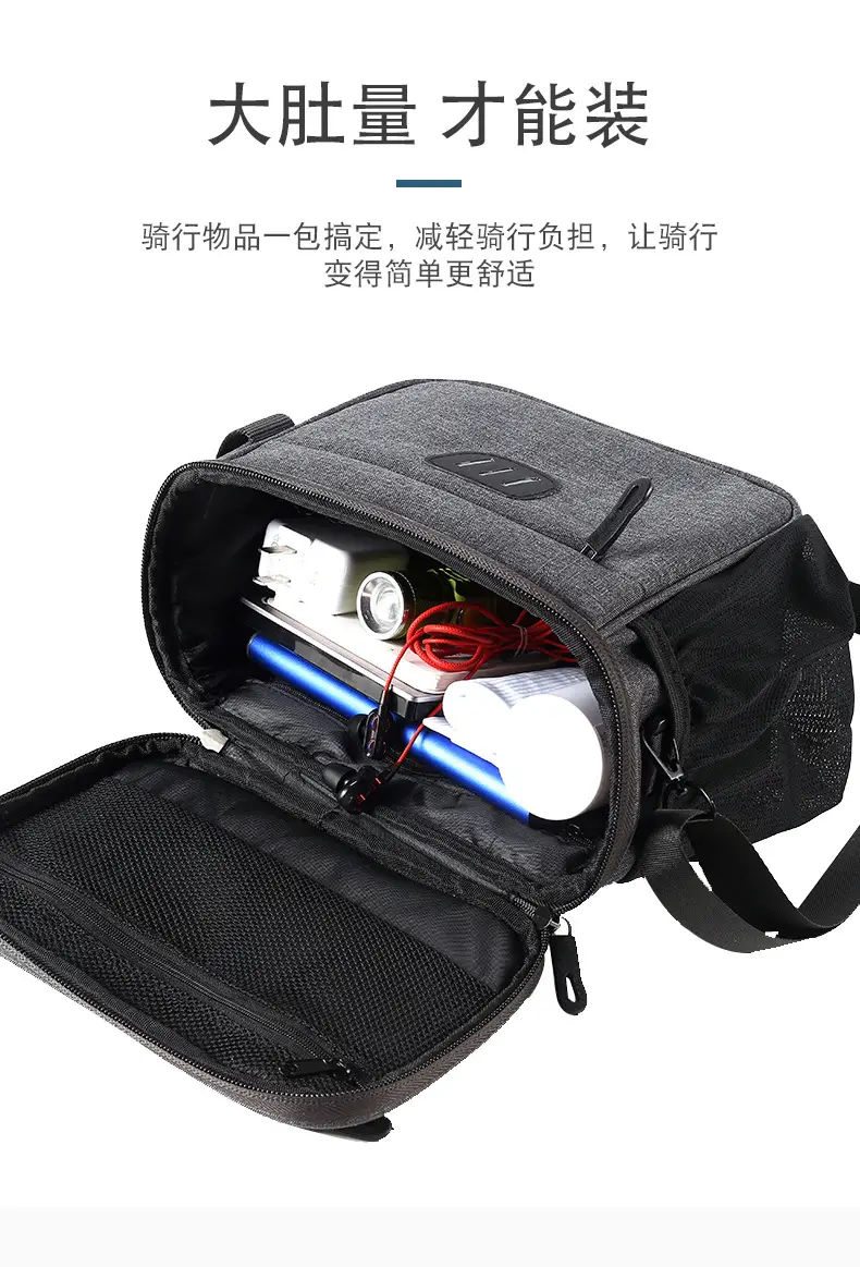 BikersManiac 5 Liter Waterproof Touring Bag Foldie Bag Cycling Bicycle Handle Bag Front Bag Outdoor Multi Purpose Bag