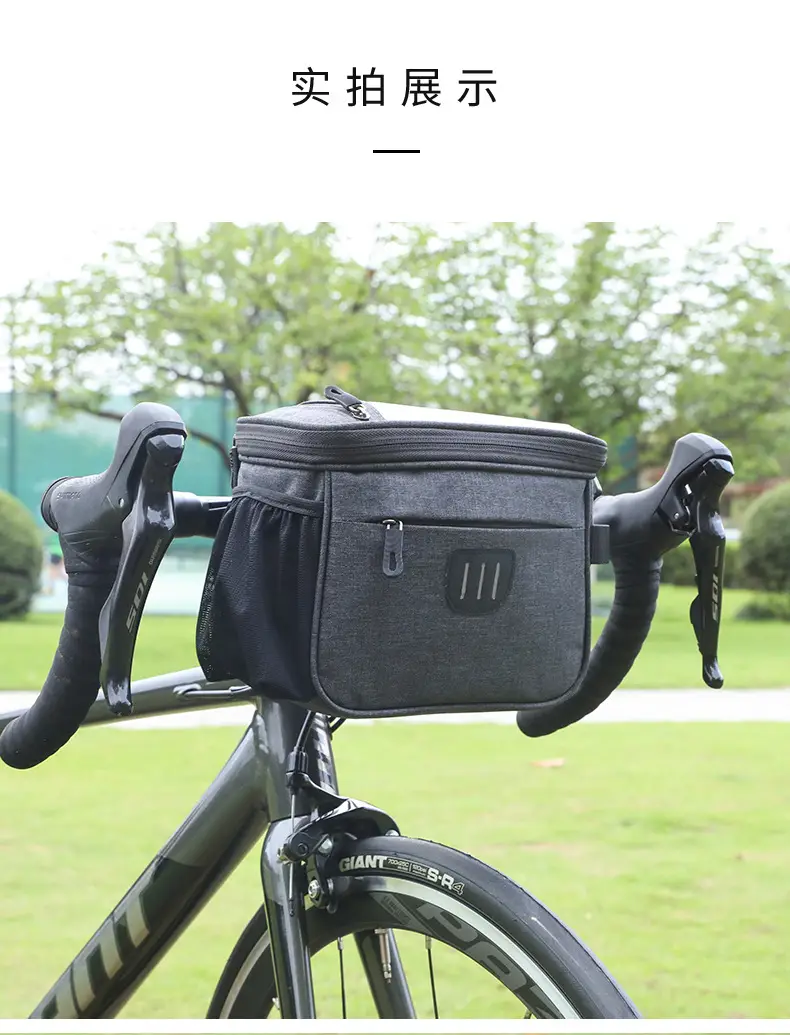 BikersManiac 5 Liter Waterproof Touring Bag Foldie Bag Cycling Bicycle Handle Bag Front Bag Outdoor Multi Purpose Bag