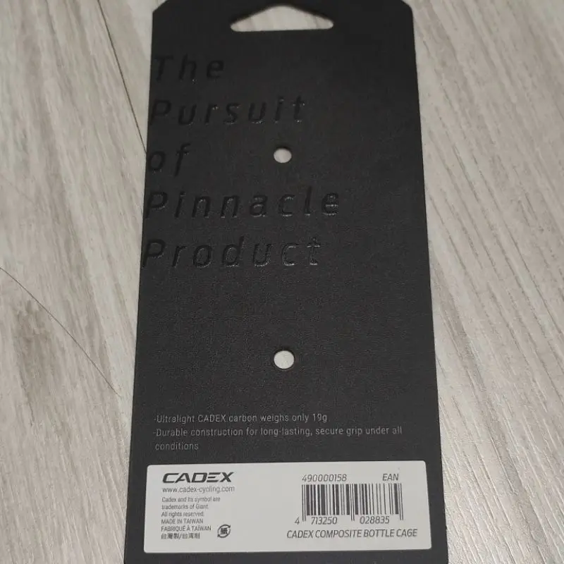 Cadex By Giant 2023 Carbon Bottle Cage 3k weaved Made in taiwan 19g each