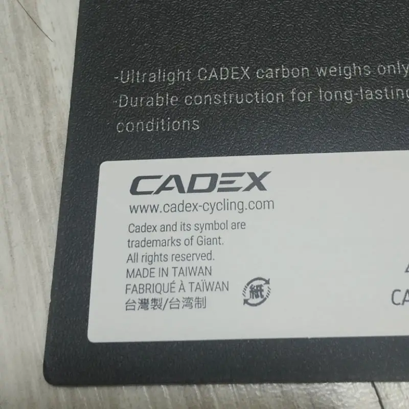 Cadex By Giant 2023 Carbon Bottle Cage 3k weaved Made in taiwan 19g each