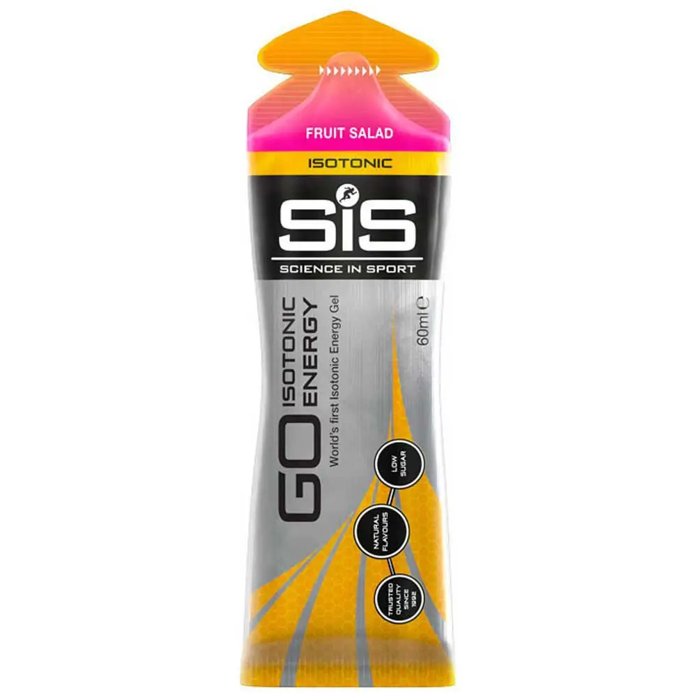 SIS Science In Sport Isotonic Energy Gel Halal 60ml Blackcurrant Apple Orange Lemon Lime