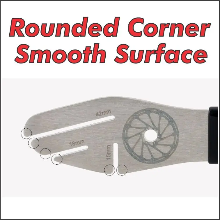 Bikersmaniac Blooke Disc Rotor Adjustment Tool Wrench RB MTB Disc Brake Rotor Alignment Tool Adjust