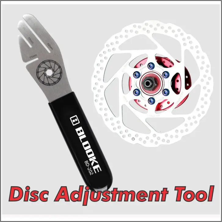 Bikersmaniac Blooke Disc Rotor Adjustment Tool Wrench RB MTB Disc Brake Rotor Alignment Tool Adjust