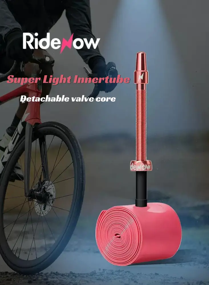 Ridenow 36g Aluminium Valve 65mm 700c Lightweight Innertube