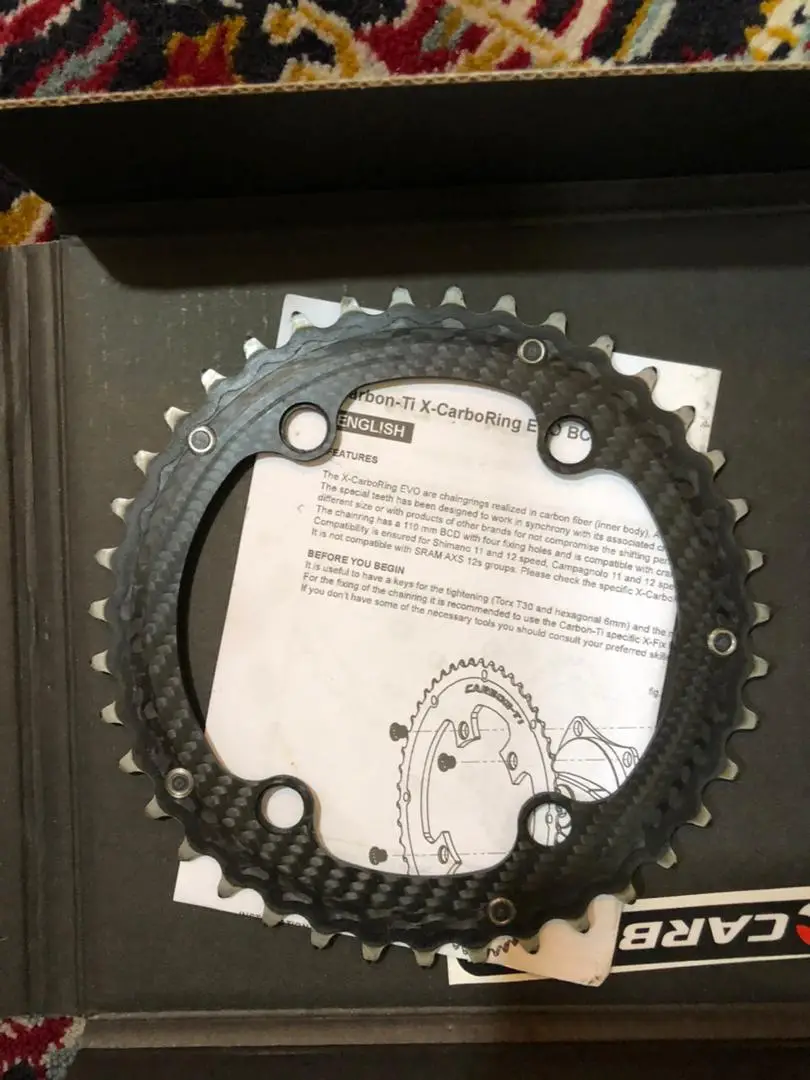 Carbon-Ti X-CarboRing EVO BCD 110mm 53T/39T