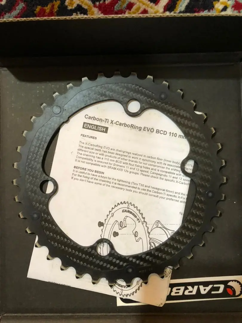 Carbon-Ti X-CarboRing EVO BCD 110mm 53T/39T