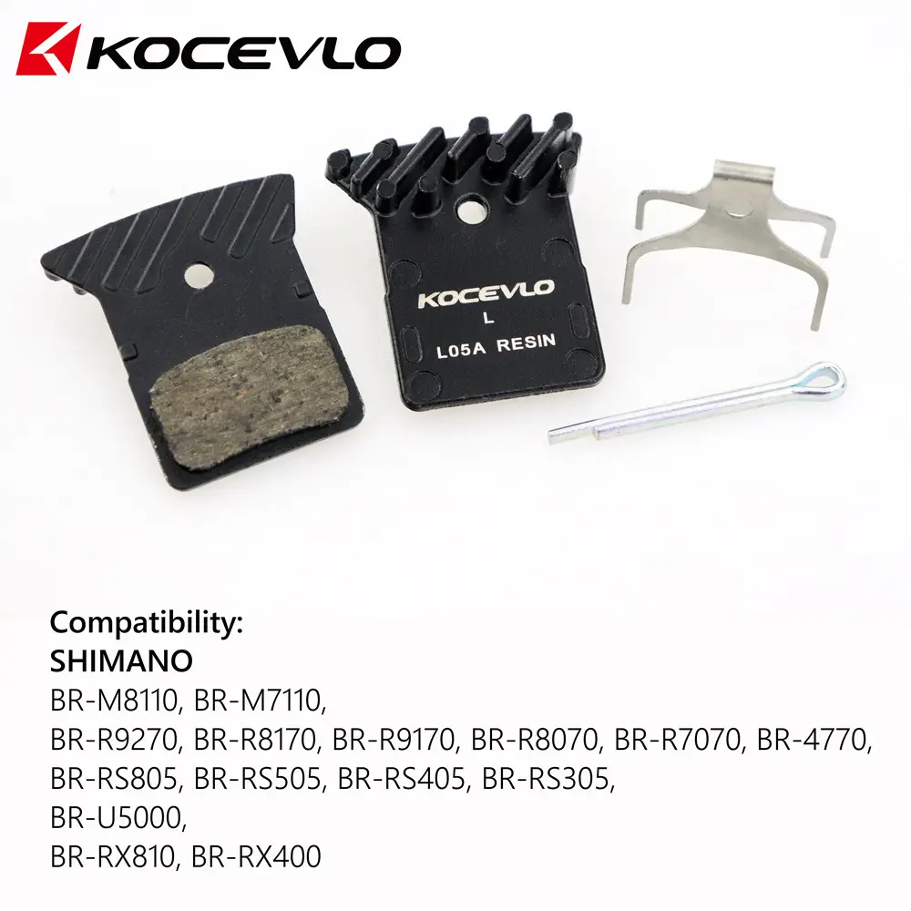 BikersManiac Shimano Disc Brake Pad Dura Ace Ultegra 105 Resin Ice Tech Fin Metalic For 105 R9170 R8070 L03A L05A