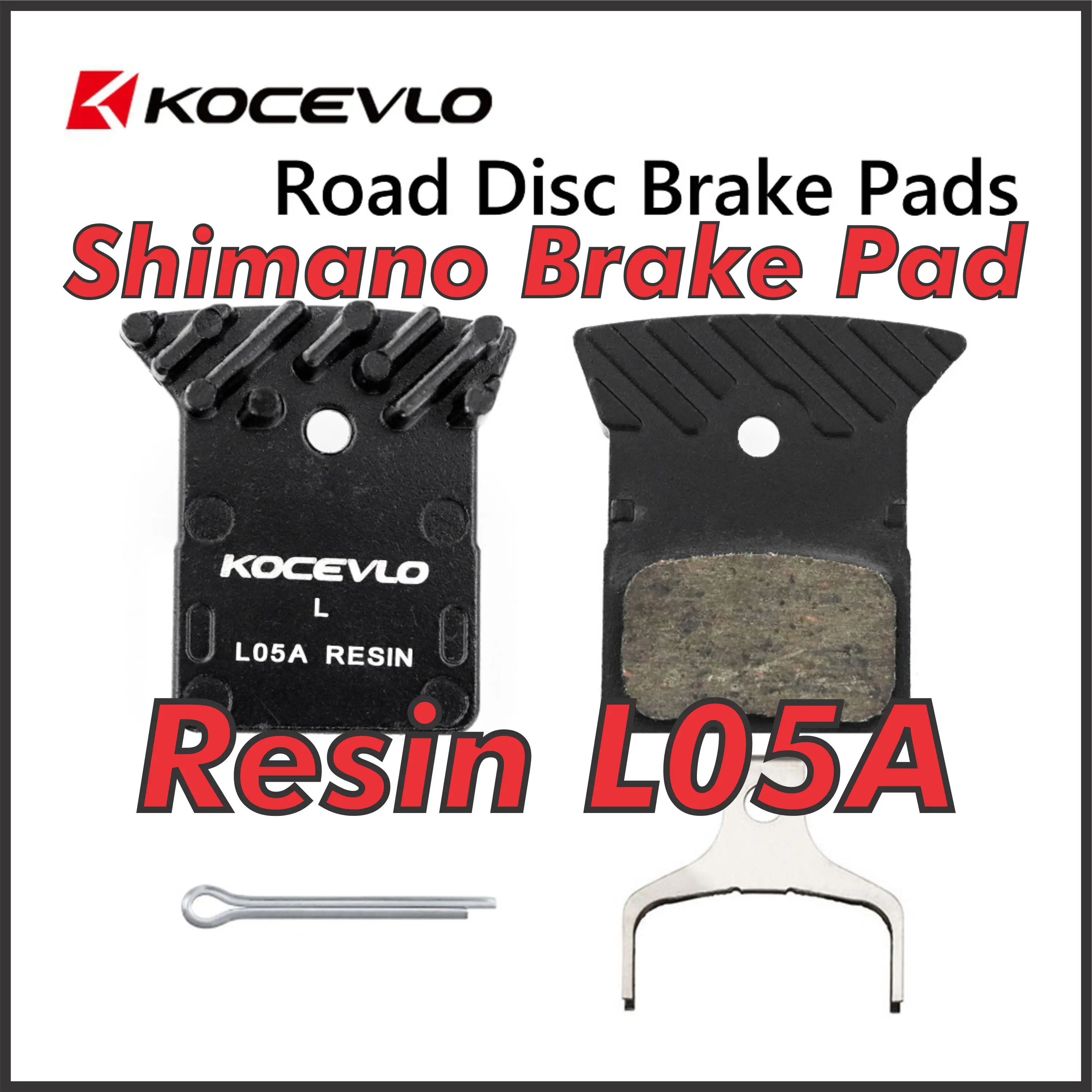 BikersManiac Shimano Disc Brake Pad Dura Ace Ultegra 105 Resin Ice Tech Fin Metalic For 105 R9170 R8070 L03A L05A