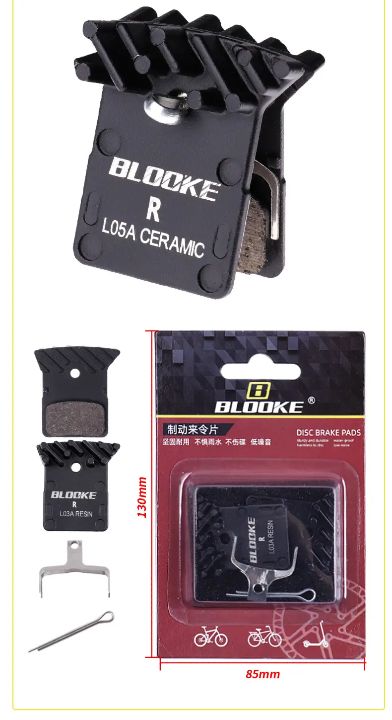 BikersManiac Shimano Disc Brake Pad Dura Ace Ultegra 105 Resin Ice Tech Fin Metalic For 105 R9170 R8070 L03A L05A
