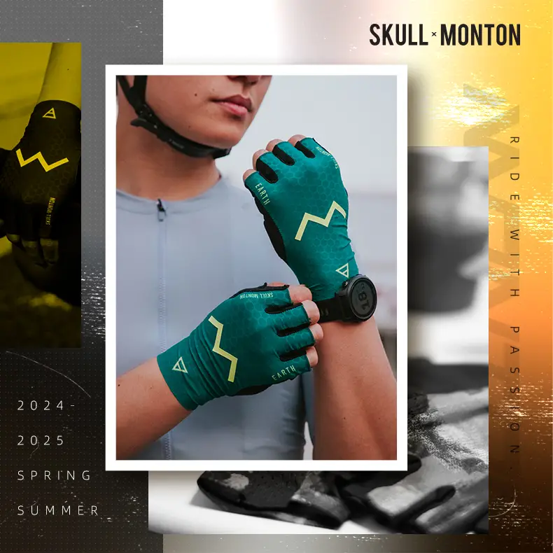 MONTON FINGERLESS CYCLING GLOVES 24 ELEMENT