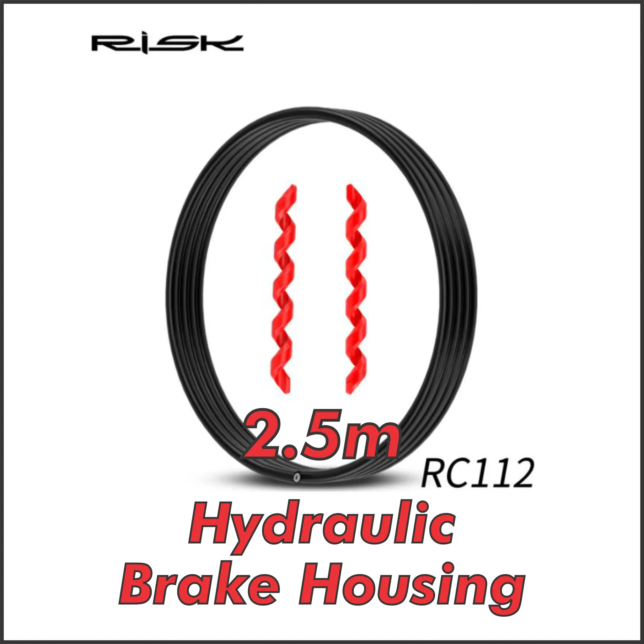 Brake Housing Set For Shimano BH90 BH59 Hydraulic Disc Brake Hose Kit with 4 Pairs of Bushing Olive Needle
