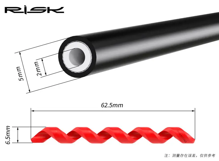Brake Housing Set For Shimano BH90 BH59 Hydraulic Disc Brake Hose Kit with 4 Pairs of Bushing Olive Needle