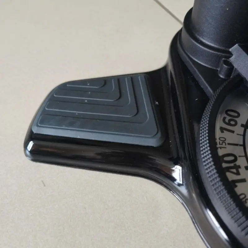Giant Air 3 Bicycle Floor Pump Chrome Finish - Larger Display Gauge - up to 160PSI max Pressure