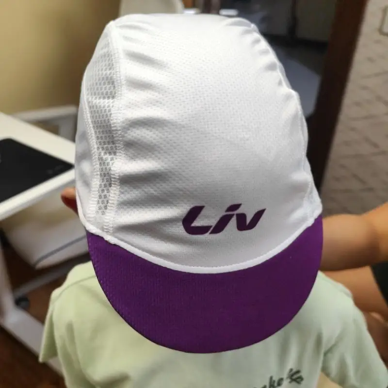 Liv By Giant Cycling cap for women / ladies White  - Flower 2023 edition OSFA