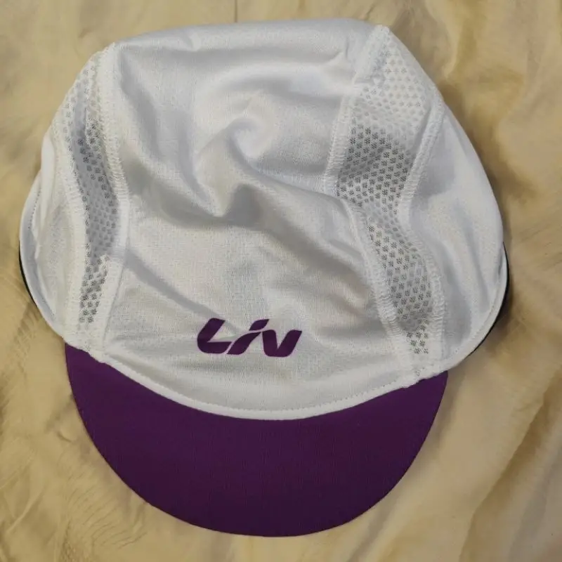 Liv By Giant Cycling cap for women / ladies White  - Flower 2023 edition OSFA