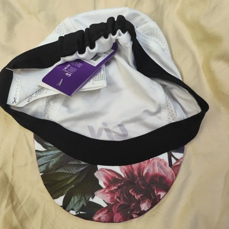 Liv By Giant Cycling cap for women / ladies White  - Flower 2023 edition OSFA