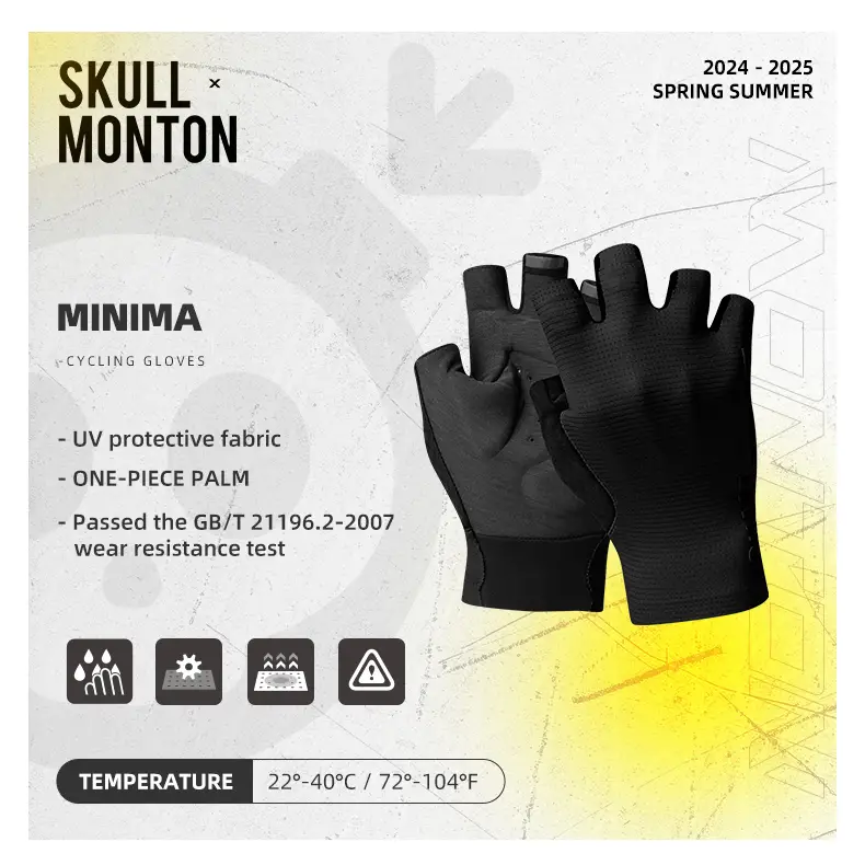 MONTON FINGERLESS CYCLING GLOVES MINIMA