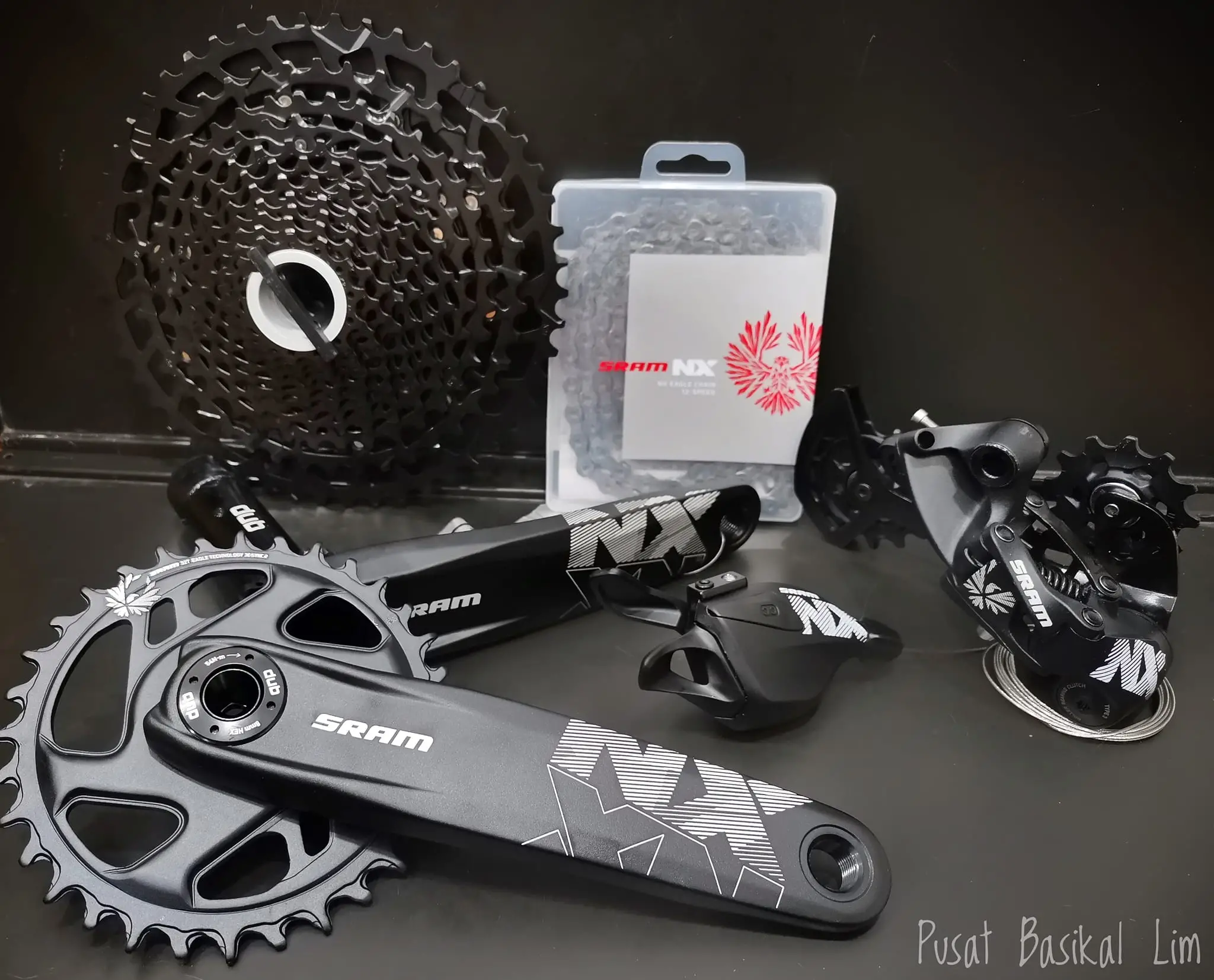 SRAM NX Eagle 12sp Groupset.