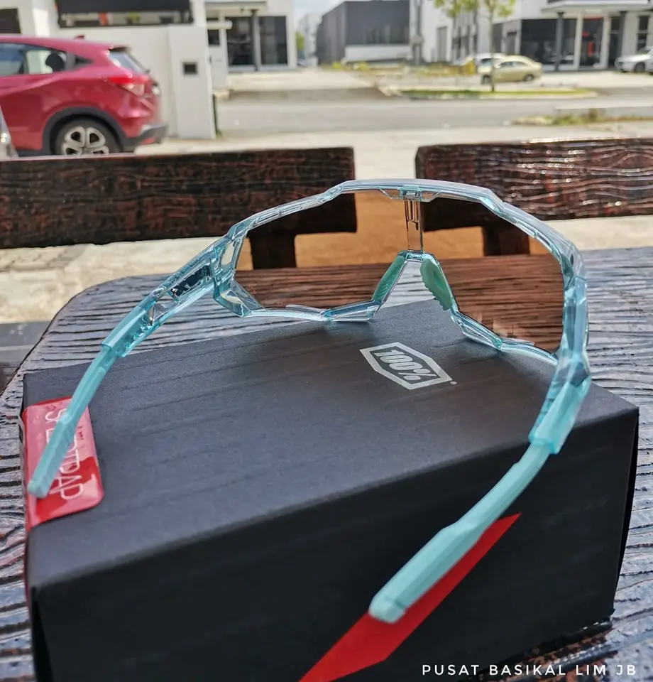Ride 100% Speedtrap - Polished Translucent Mint Hiper Silver Mirror Lens