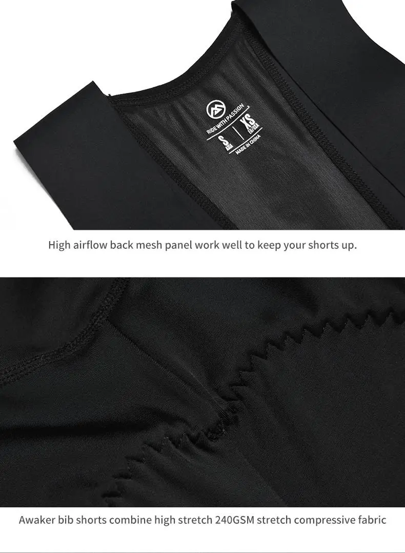 MONTON MENS CYCLING BIB SHORTS PRO AWAKER