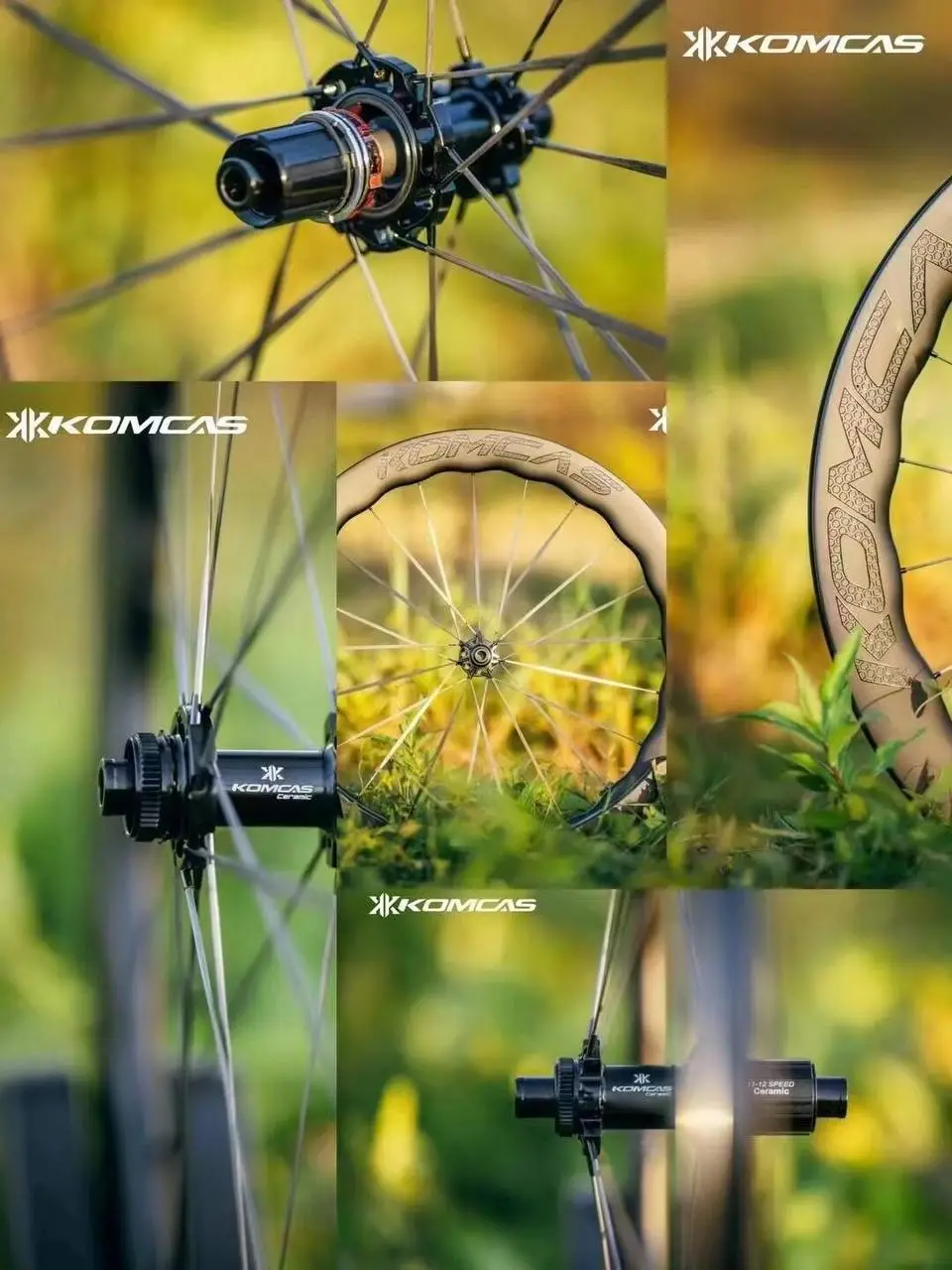 KOMCAS Carbon Wheelset EVO MAX Series Disc Brake 50mm/60mm