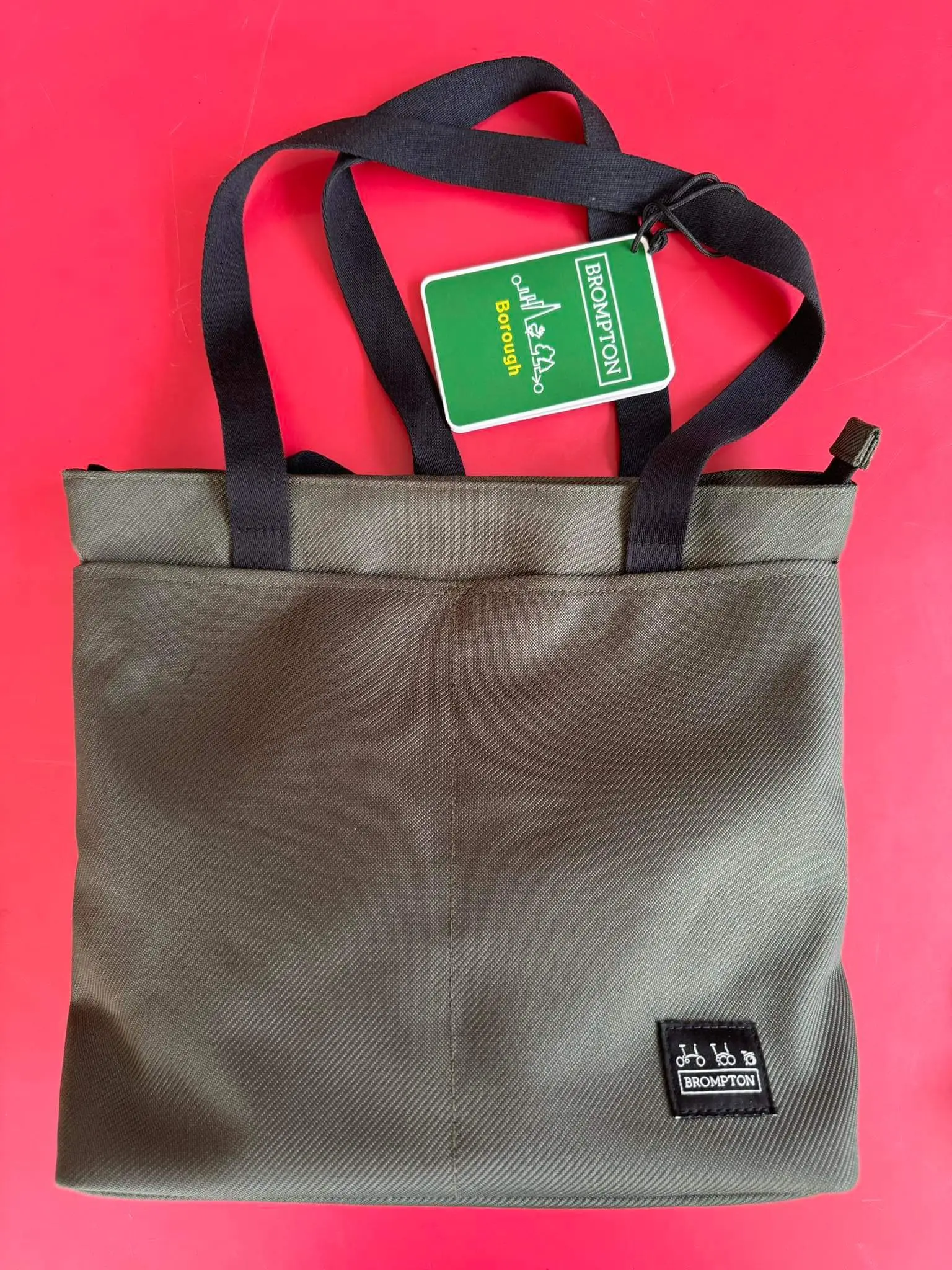 Brompton Tote Bag Small - Olive Green ( Like New )