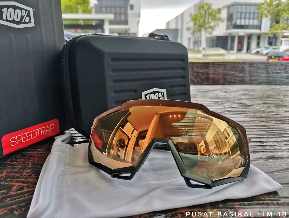 Ride 100% Speedtrap -Matte Copper Chromium/Black Hiper Copper Mirror Lens