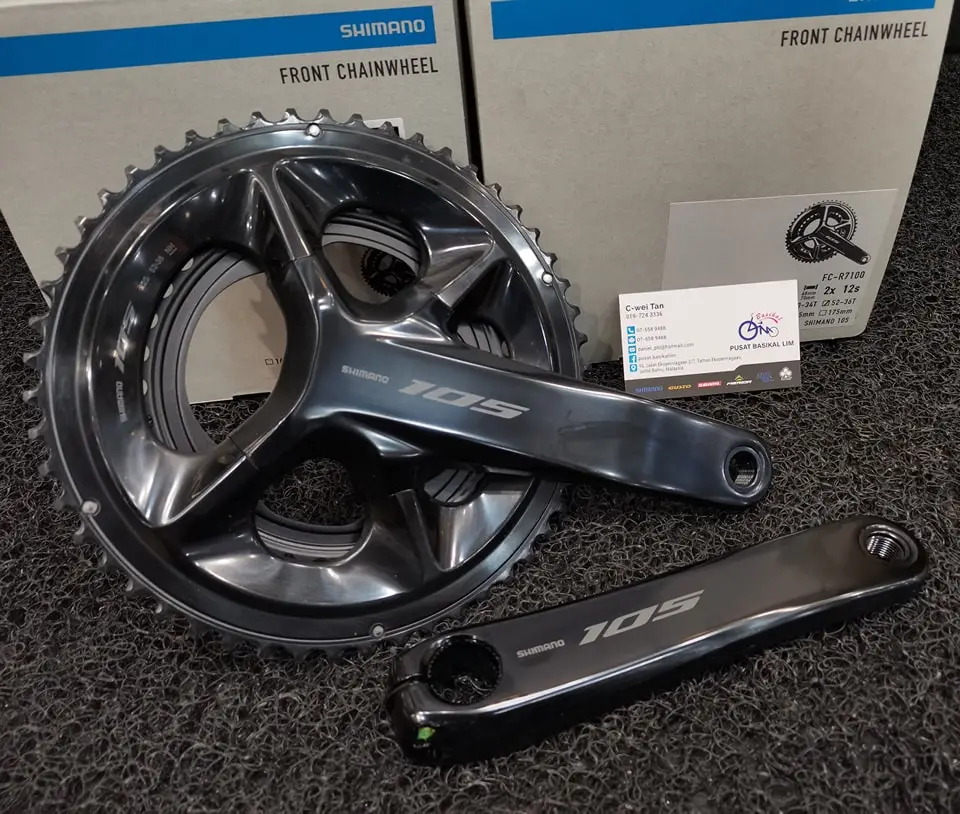 Shimano 105 R7100 2x12sp Crankset