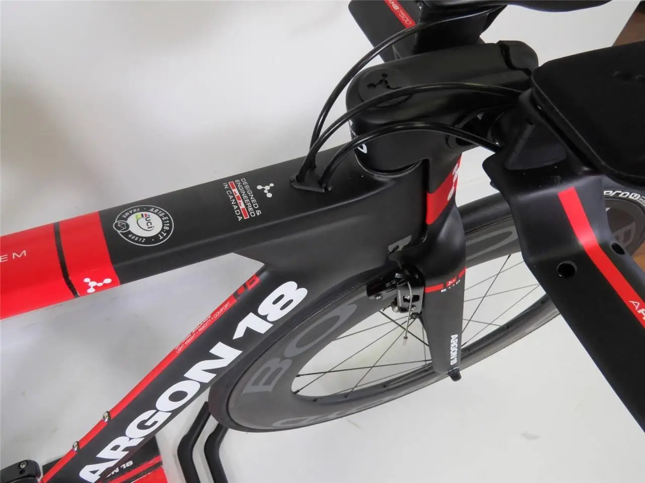 2014 Argon 18 E-118 TT Tri Carbon Bicycle Shimano Medium