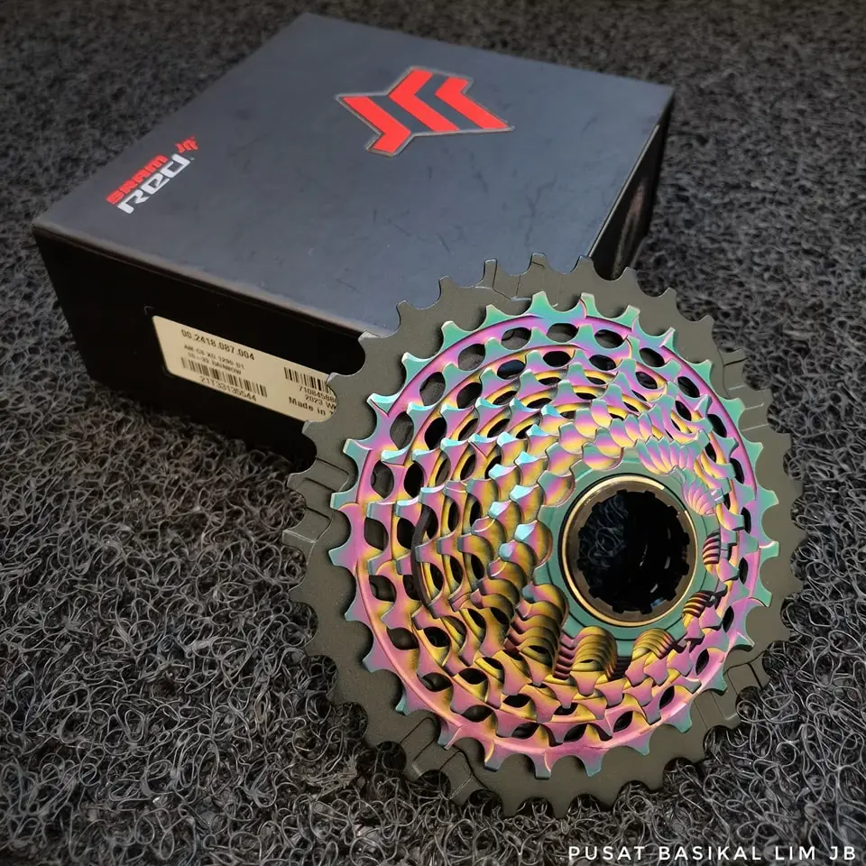 SRAM Red 12s Rainbow Cassette