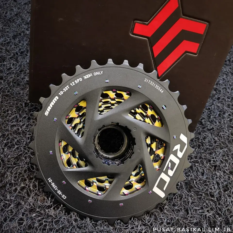 SRAM Red 12s Rainbow Cassette