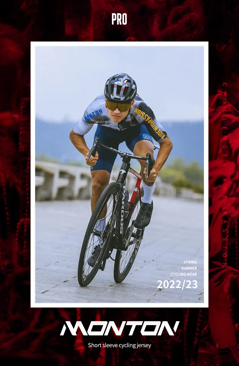 MONTON MENS CYCLING SHORT SLEEVE  JERSEY PRO
