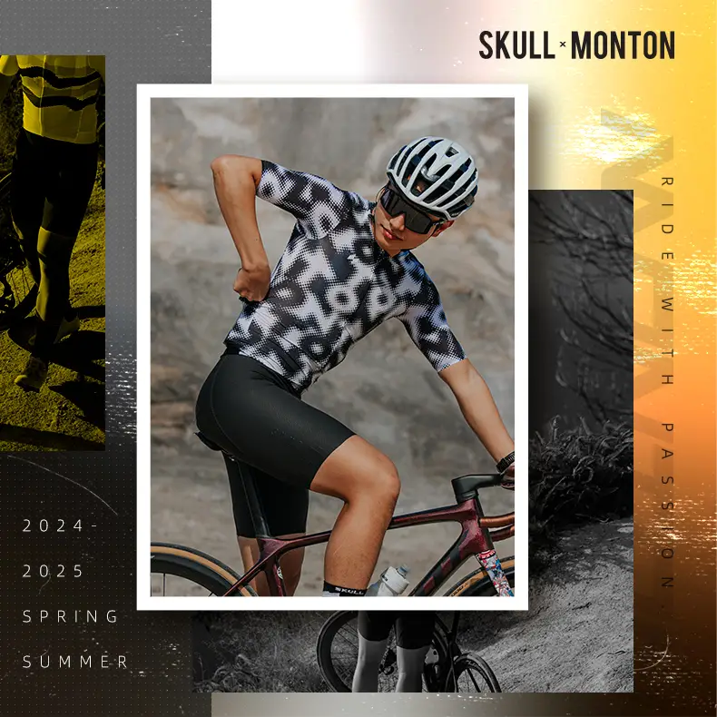 MONTON MENS SKULL BIB SHORTS MINIMA