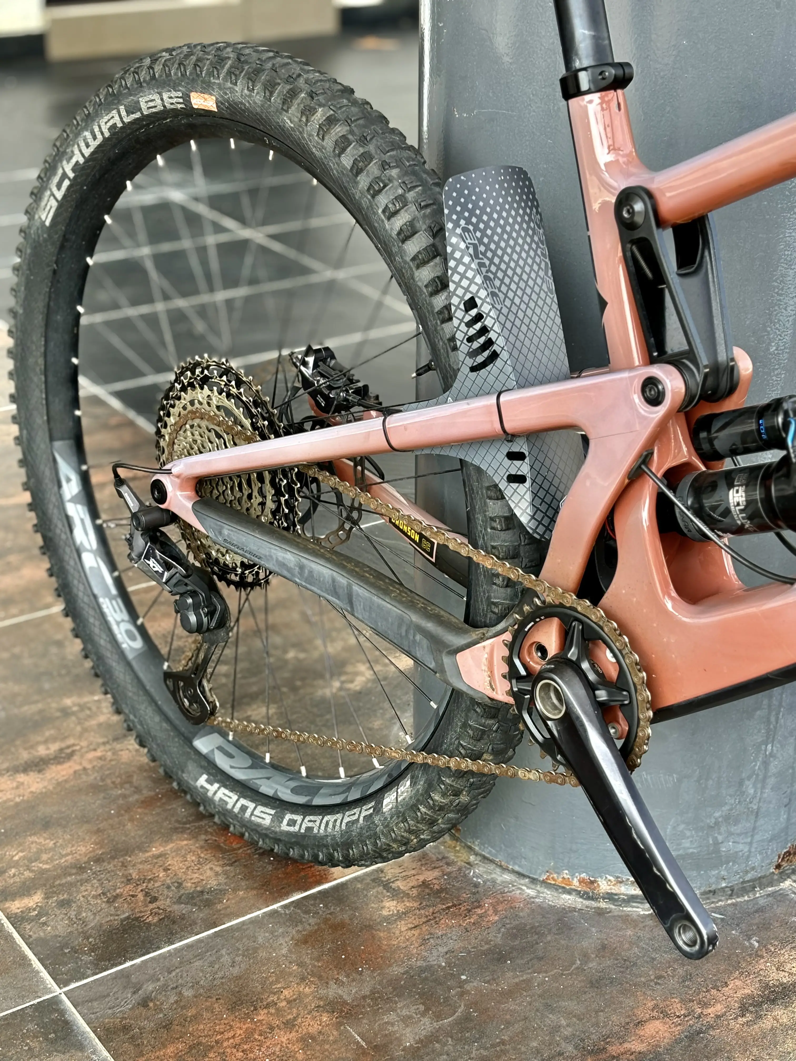 Used Santa Cruz Bronson CC Carbon Trail bike for sale!!!