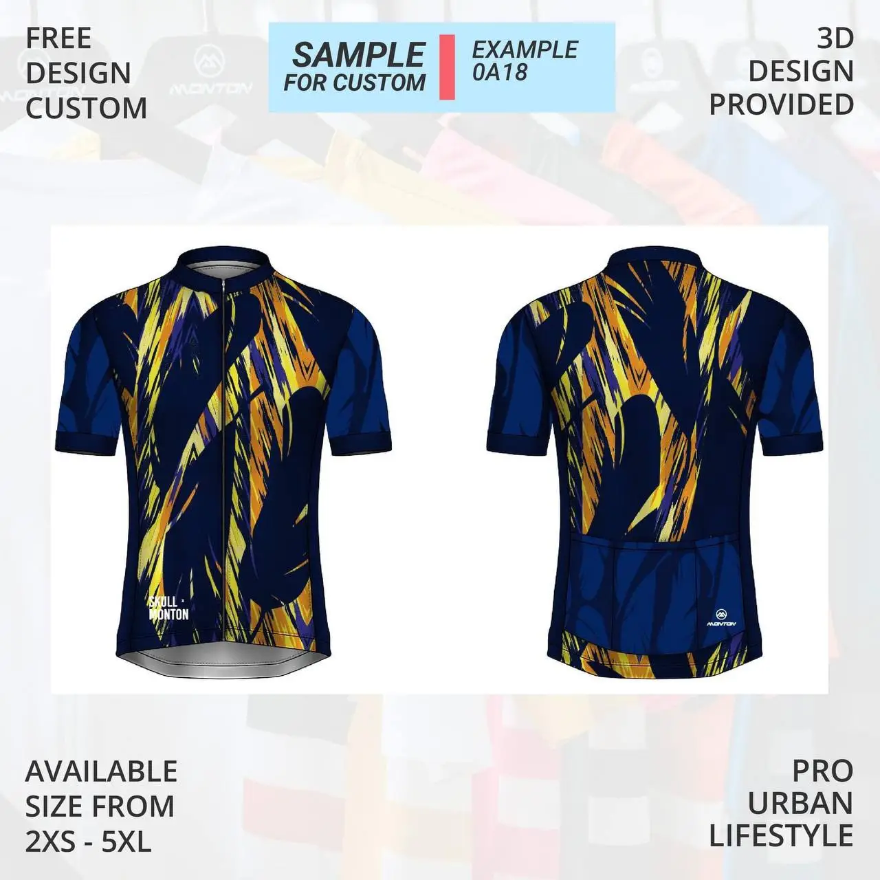 Custom Made Cycling Apparels (LOW MOQ)
