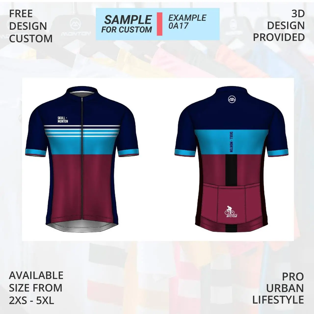 Custom Made Cycling Apparels (LOW MOQ)