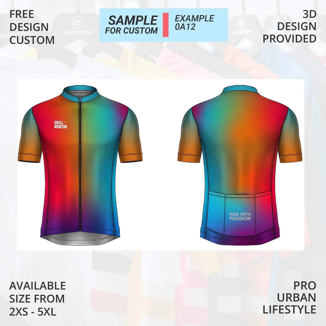 Custom Made Cycling Apparels (LOW MOQ)