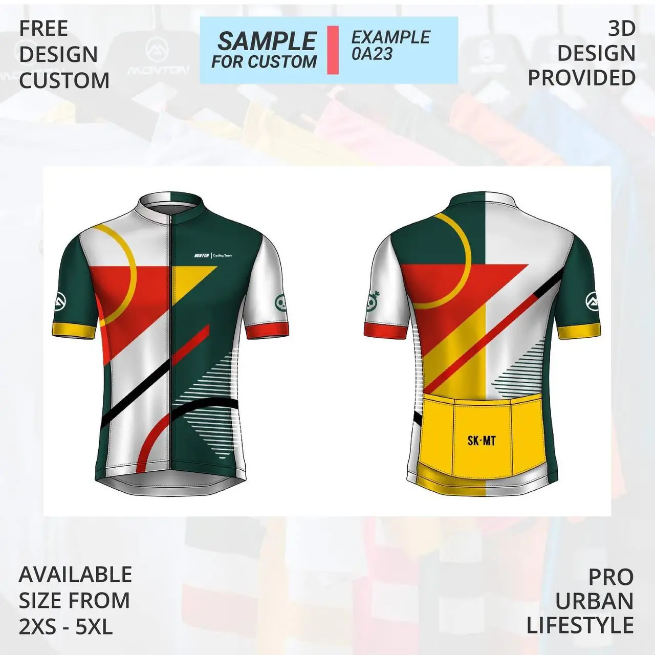 Custom Made Cycling Apparels (LOW MOQ)