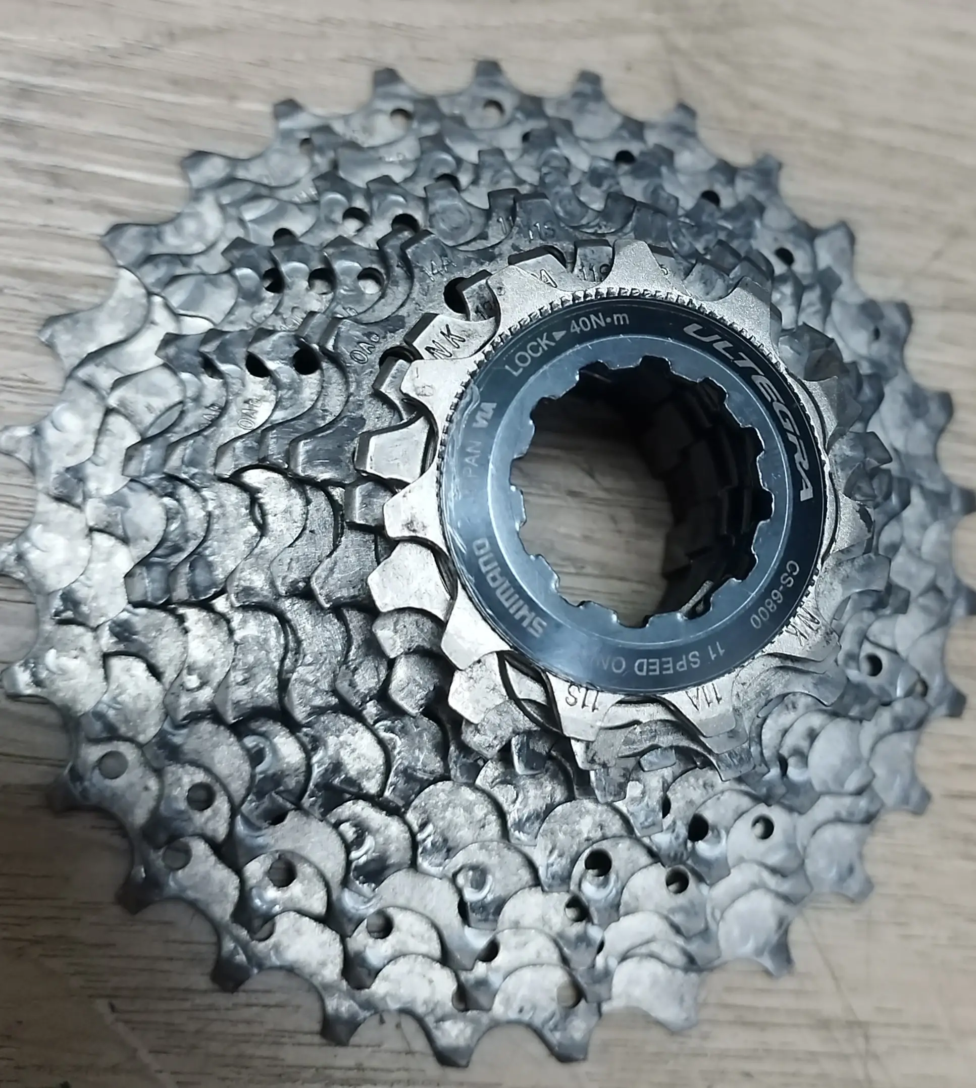 Used Dura ace + Ultegra Cassette