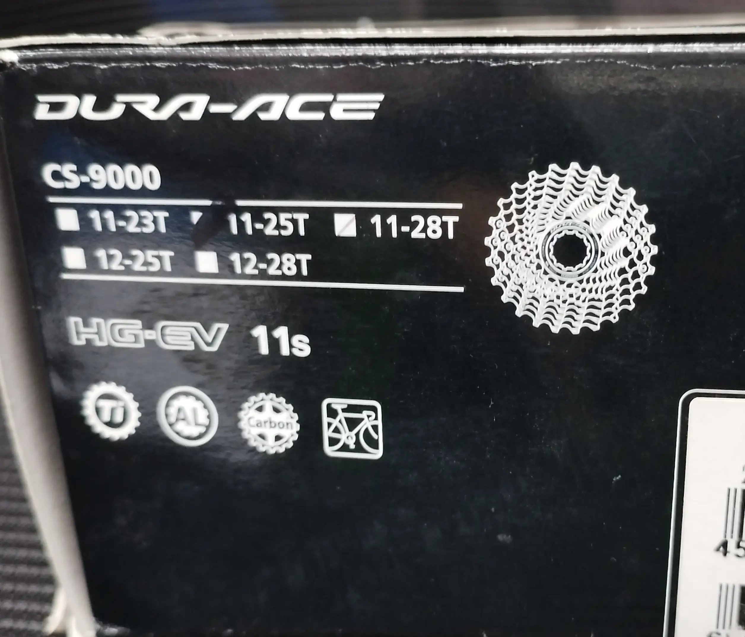 Used Dura ace + Ultegra Cassette
