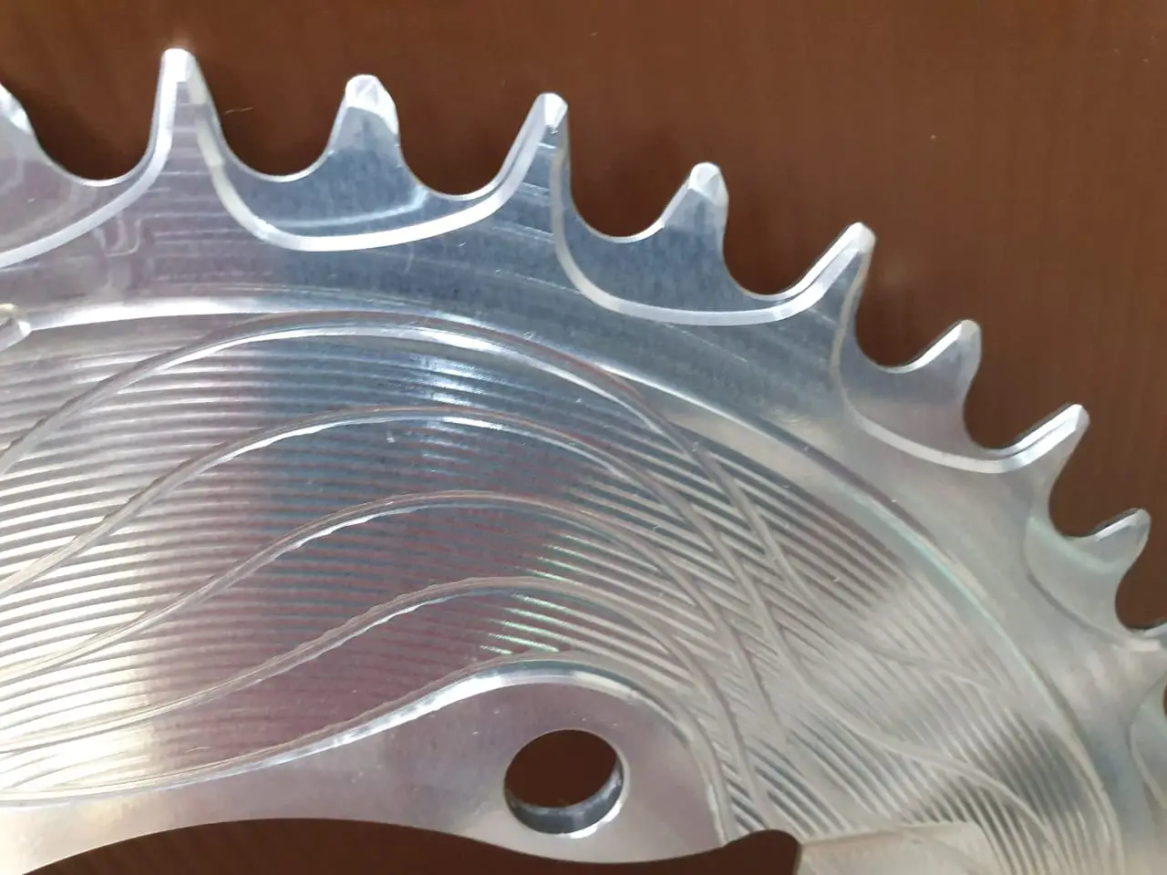 Alugear Custom 1X Chainring 50T for 11 speed Shimano crank (Imported from Spain).