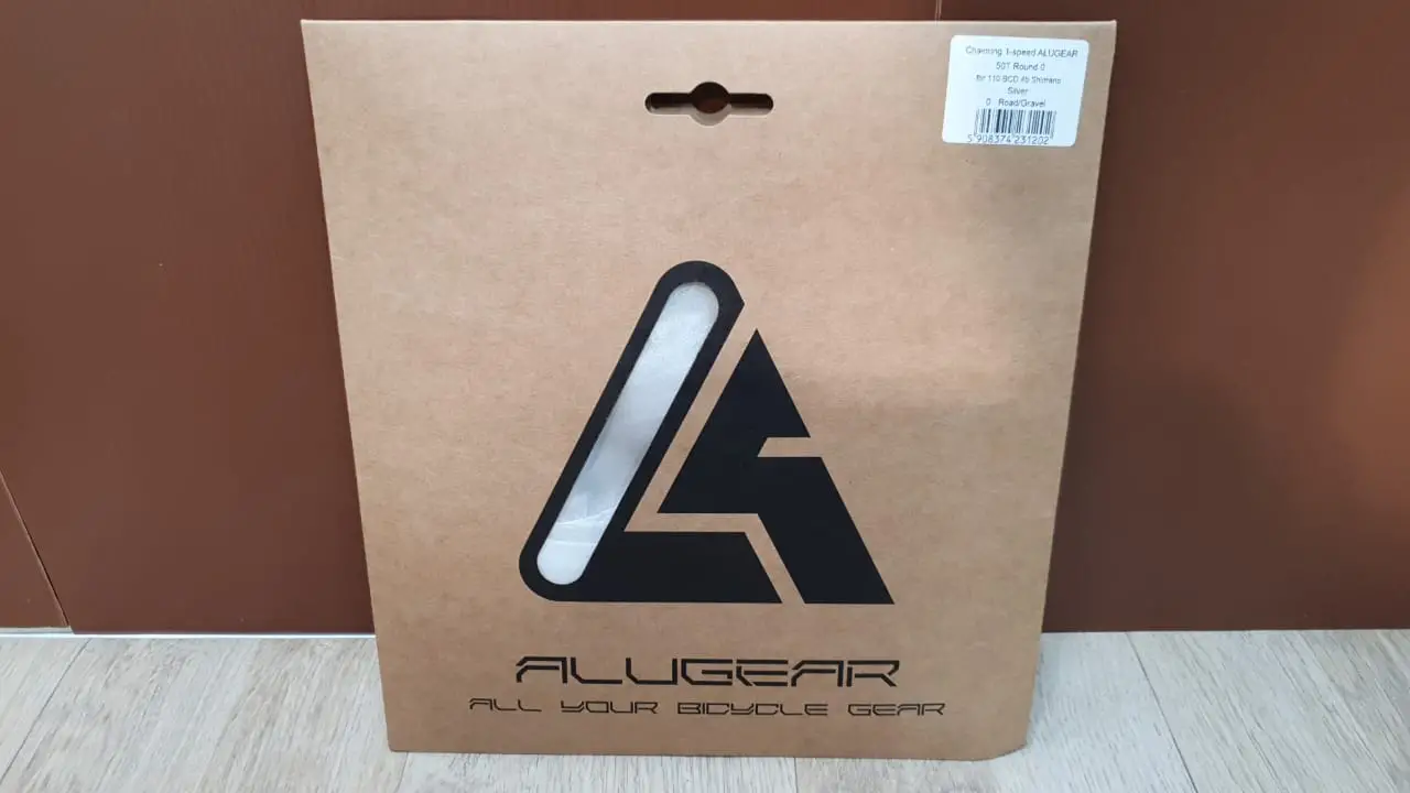 Alugear Custom 1X Chainring 50T for 11 speed Shimano crank (Imported from Spain).